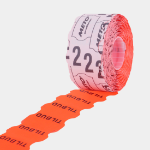 Billede af Prisetiket meto, permanent lim