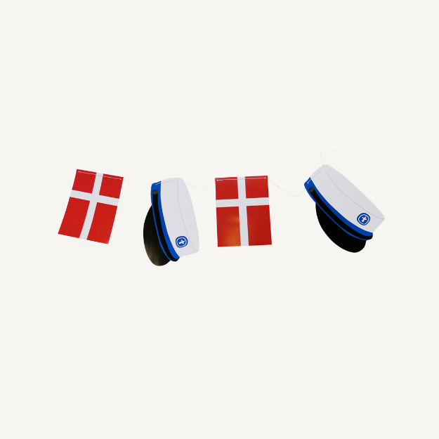 Billede af Guirlande, studenterhue flag