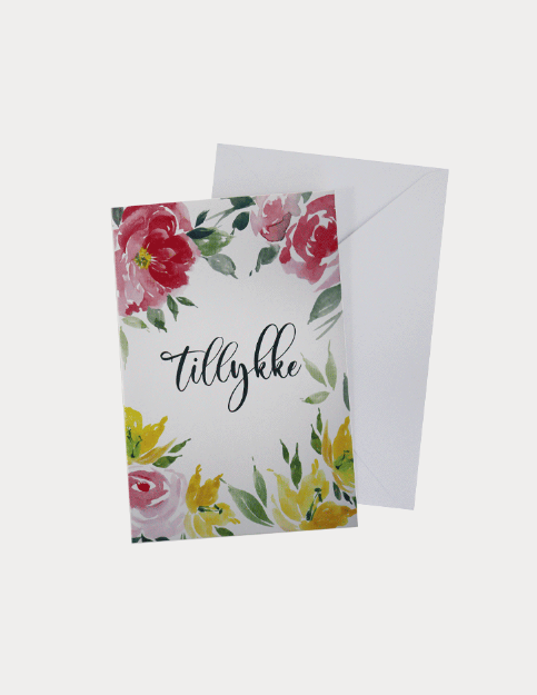 Picture of Card, tillykke