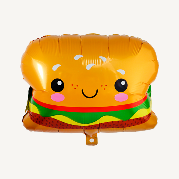 Billede af Folieballon, burger