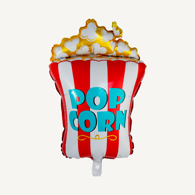 Billede af Folieballon, popcorn