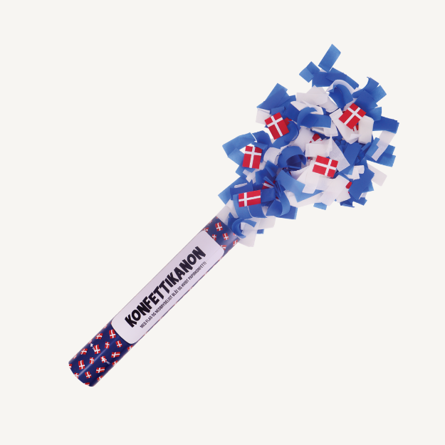 Picture of Confetti cannon, flag blue/white