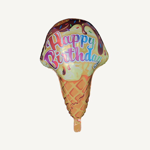 Billede af Folieballon, isvaffel