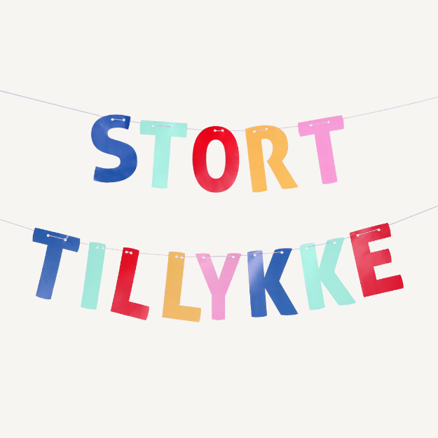 Billede af Guirlande, stort tillykke