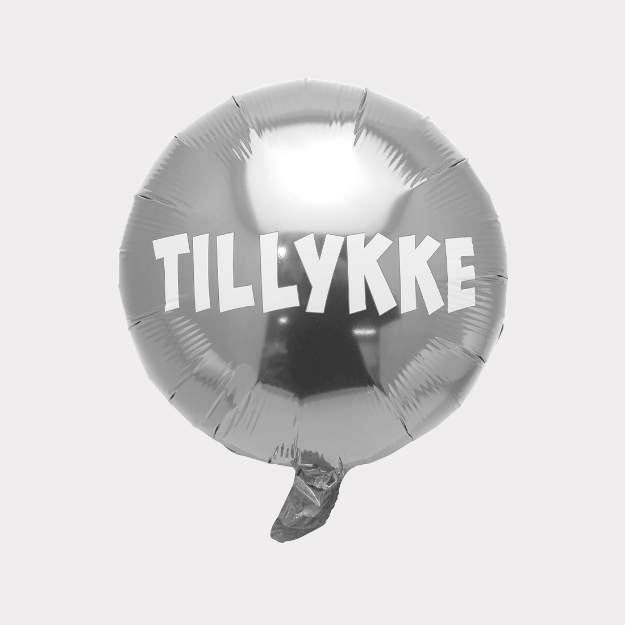 Picture of Foil balloon, tillykke
