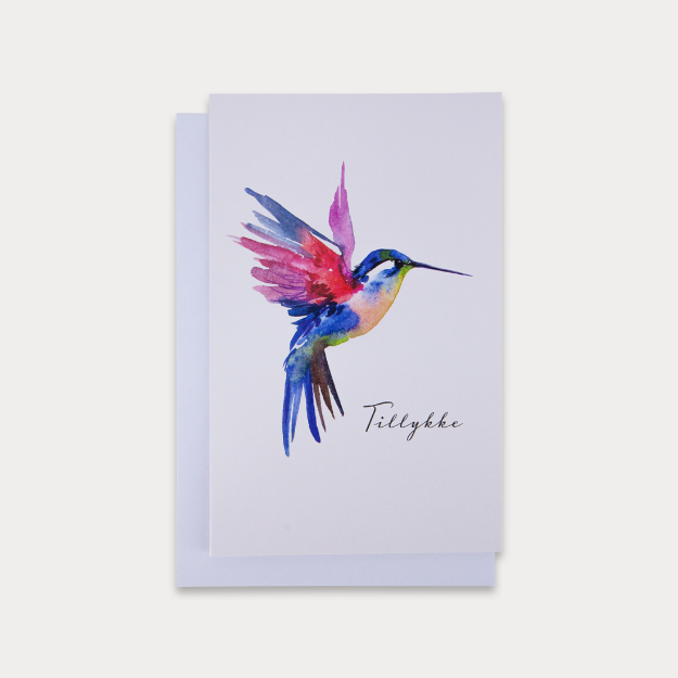 Picture of Card, hummingbird