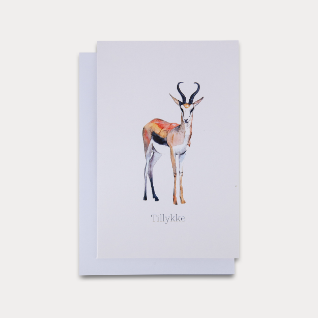 Picture of Card, antelope