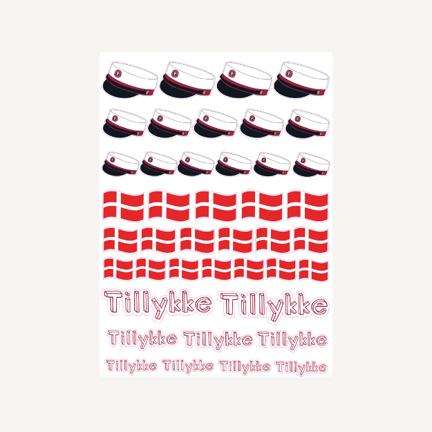 Picture of Stickers student, red