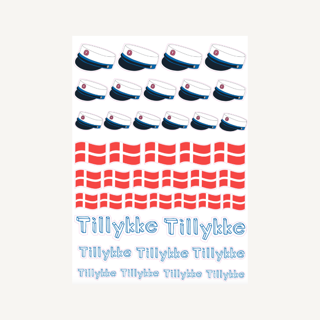 Picture of Sticker student, blue
