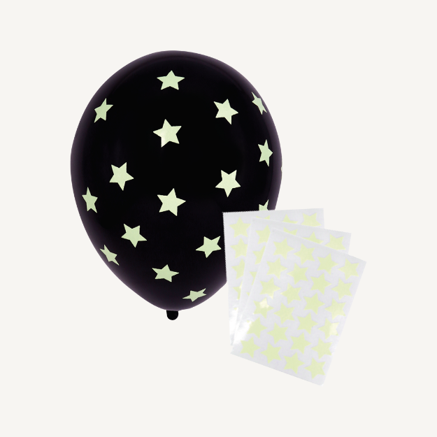 Picture of Balloons with glow stickers