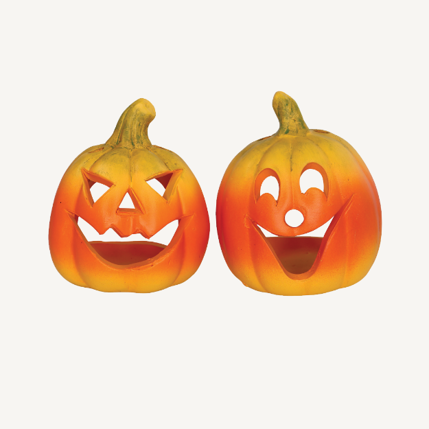 Picture of Candlelight holder, pumpkin