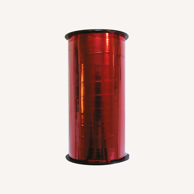 Picture of Metallic ribbon, red